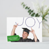 Joy Photo - Afstudeeraankondiging 3x5 Aankondiging (Staand voorkant)