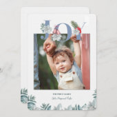 Joy Photo Holiday Kaart (Voorkant / Achterkant)