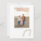 Joy Photo Holiday Kaart (Voorkant)