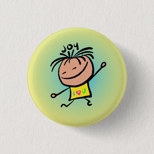 Joy Pin door Smepeople Ronde Button 3,2 Cm (Voorkant)