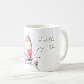 Joy Pink Butterfly Koffiemok (Voorkant rechts)