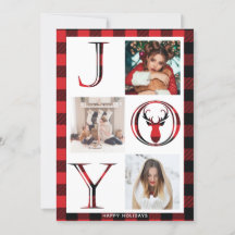 Joy Plaid 3 fotocollage