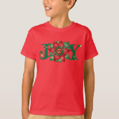 Joy Pointsetta T-shirt (Voorkant)