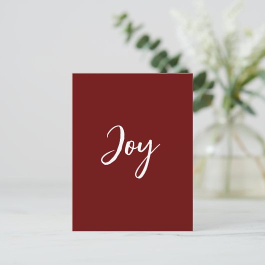Joy Post Card Briefkaart (Staand voorkant)