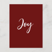 Joy Post Card Briefkaart (Voorkant)