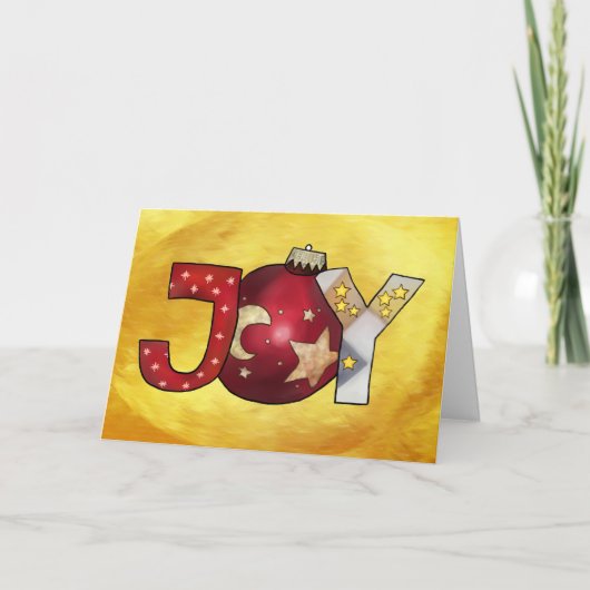 Joy  postkarte kaart (Voorkant)