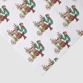 Joy Reindeer Fun kerstavond Tissuepapier (Detail)