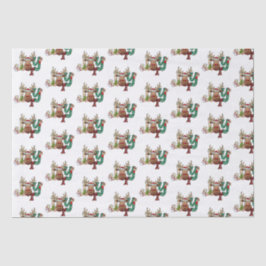 Joy Reindeer Fun kerstavond Tissuepapier