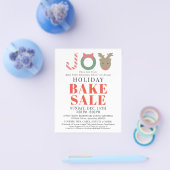 JOY Reindeer Holiday Bake Sale Flyer (Enkel)