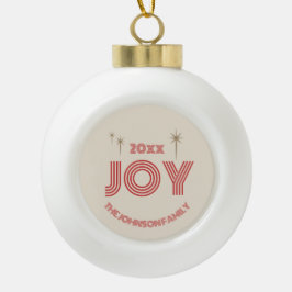 JOY Religieus Kerst Ornament Aangepaste Familie Na