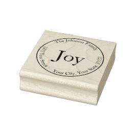 Joy Return Adres Rubberstempel