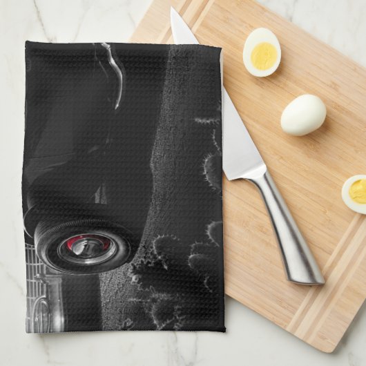 Joy Ride B&W 2 Theedoek (Quarter Fold)