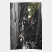 Joy Ride B&W 2 Theedoek (Verticaal)