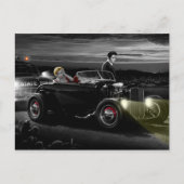 Joy Ride B&W Briefkaart (Voorkant)