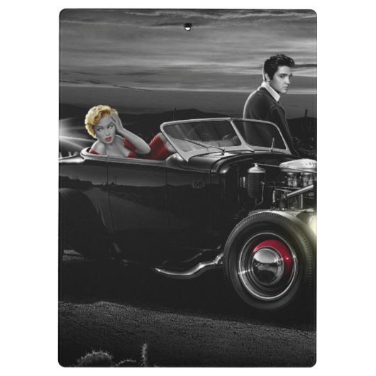 Joy Ride B&W Klembord (Achterkant)