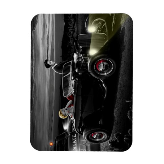 Joy Ride B&W Magneet (Verticaal)