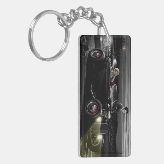 Joy Ride B&W Sleutelhanger (Voorkant Links)