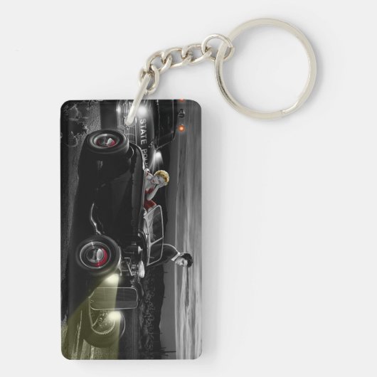 Joy Ride B&W Sleutelhanger (achterkant)