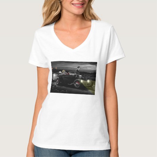 Joy Ride B&W T-shirt (Voorkant)