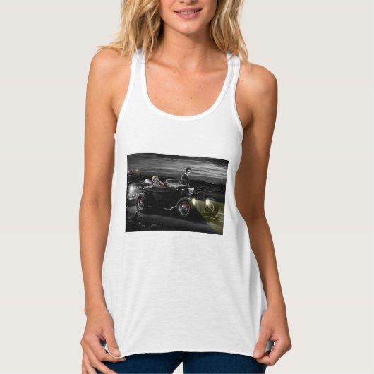 Joy Ride B&W Tanktop (Voorkant)