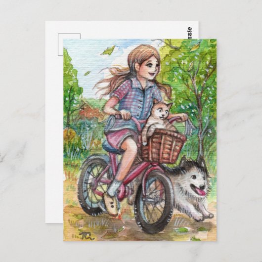 Joy Ride Briefkaart (Voorkant / Achterkant)