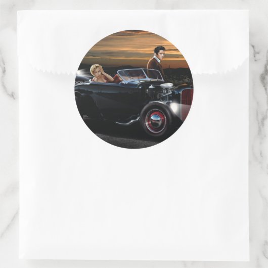 Joy Ride Ronde Sticker (Tas)