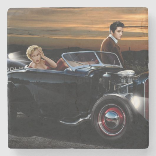 Joy Ride Stenen Onderzetter (Voorkant)