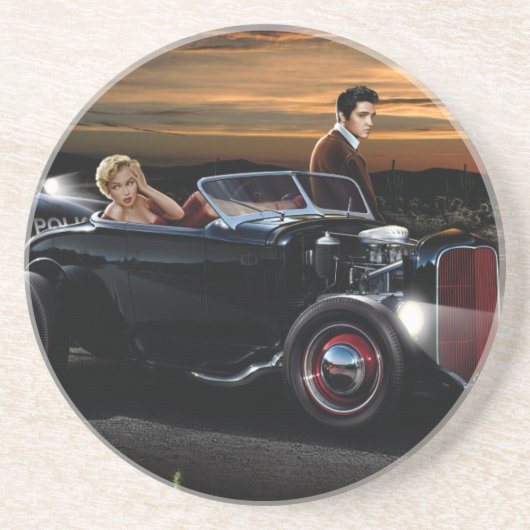 Joy Ride Zandsteen Onderzetter (Voorkant)