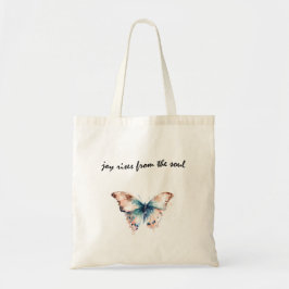 Joy Rises beroemd gemaakt door Soul Butterfly Tote Bag