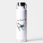 Joy Rises beroemd gemaakt door Soul Butterfly Waterfles (Voorkant)