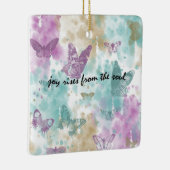 Joy Rises from the Soul Keramisch Ornament (Rechts)