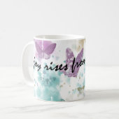 Joy Rises from the Soul Koffiemok (Voorkant links)