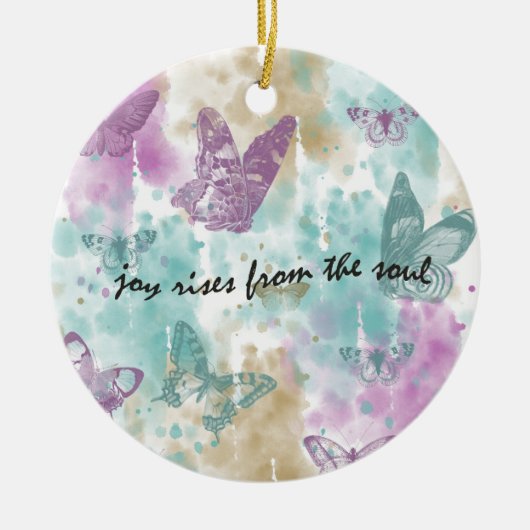 Joy Rises van de Soul Keramisch Ornament (Voorkant)