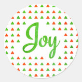 Joy Ronde Sticker (Voorkant)