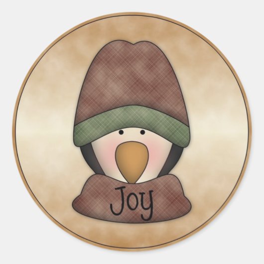 Joy Ronde Sticker (Voorkant)