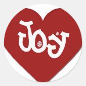 Joy Ronde Sticker (Voorkant)