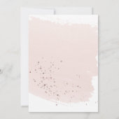 Joy | Roos Gold Kerstmis Feestdagenkaart (Achterkant)