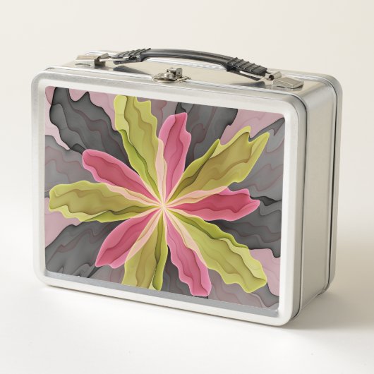 Joy, roze groene antracite Fantasy Fantasy Flower  (Voorkant)