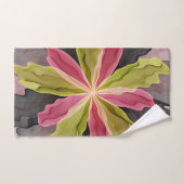 Joy, roze groene antracite Fantasy Fantasy Flower  Bad Handdoek (Handdoek)