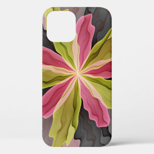 Joy, roze groene antracite Fantasy Fantasy Flower Case-Mate iPhone Case