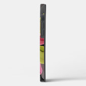 Joy, roze groene antracite Fantasy Fantasy Flower  Case-Mate iPhone Case (Achterkant / Links)