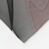 Joy, roze groene antracite Fantasy Fantasy Flower  Fleece Deken (Hoek)