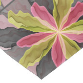 Joy, roze groene antracite Fantasy Fantasy Flower  Korte Tafelloper (Hoek)