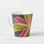 Joy, roze groene antracite Fantasy Fantasy Flower Latte Mok (Linkerhoek)