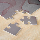 Joy, roze groene antracite Fantasy Fantasy Flower  Legpuzzel (Zijkant)