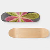 Joy, roze groene antracite Fantasy Fantasy Flower Persoonlijk Skateboard (Horizontaal)