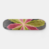 Joy, roze groene antracite Fantasy Fantasy Flower Persoonlijk Skateboard (Horizontaal)