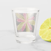 Joy, roze groene antracite Fantasy Fantasy Flower  Shot Glas (Achterkant)