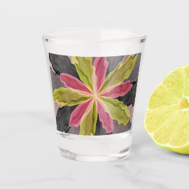 Joy, roze groene antracite Fantasy Fantasy Flower  Shot Glas