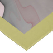 Joy, roze groene antracite Fantasy Fantasy Flower  Tafelkleed (Gekanteld)